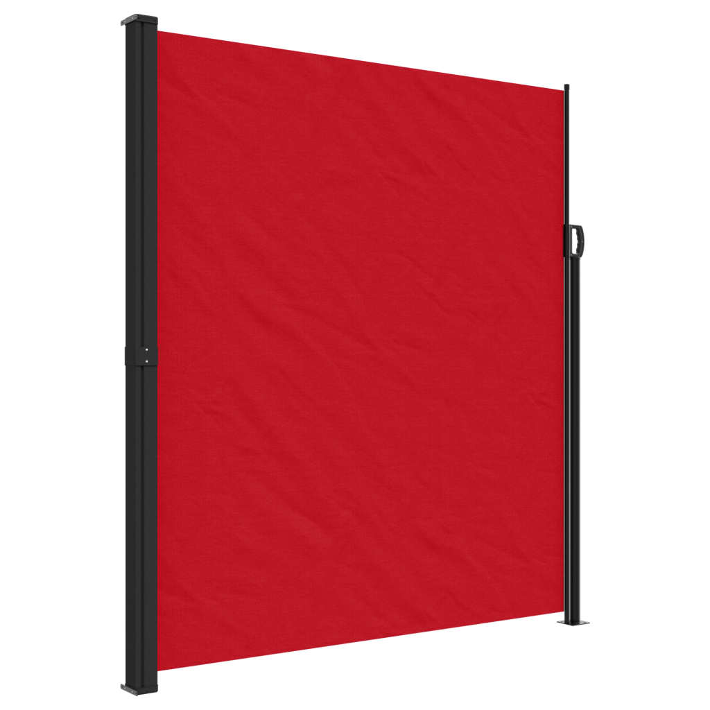 vidaXL Retractable Side Awning Red 220x300 cm