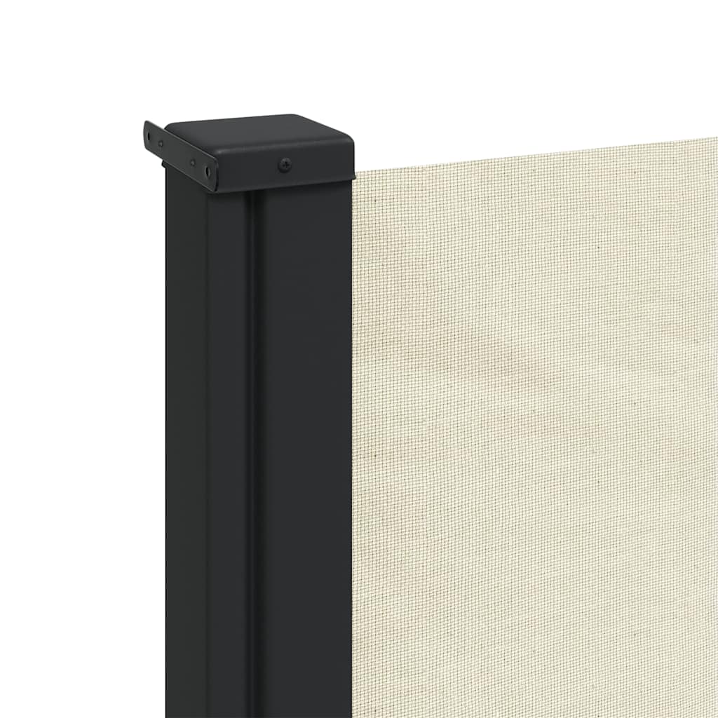 Retractable Side Awning Cream 100x500 cm
