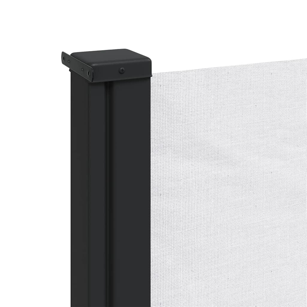 Retractable Side Awning White 120x500 cm