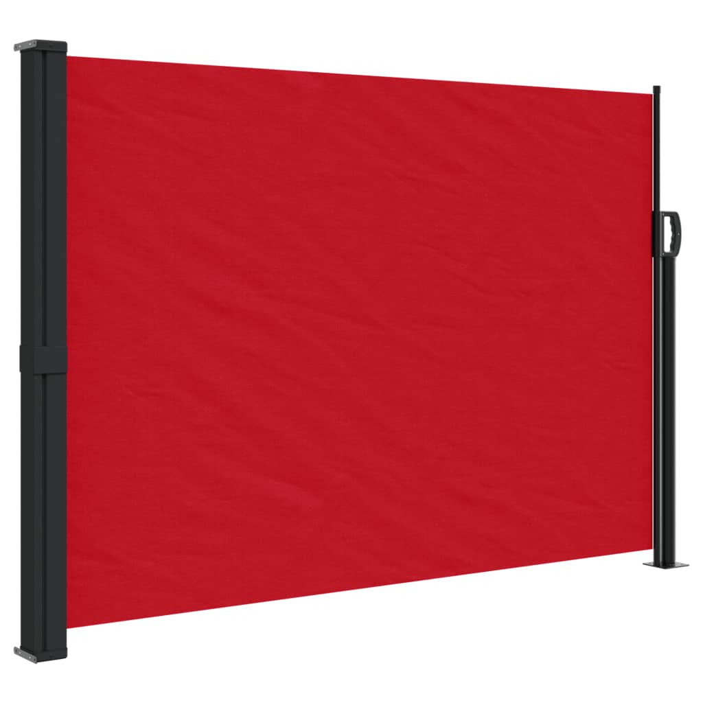 vidaXL Retractable Side Awning Red 140x500 cm