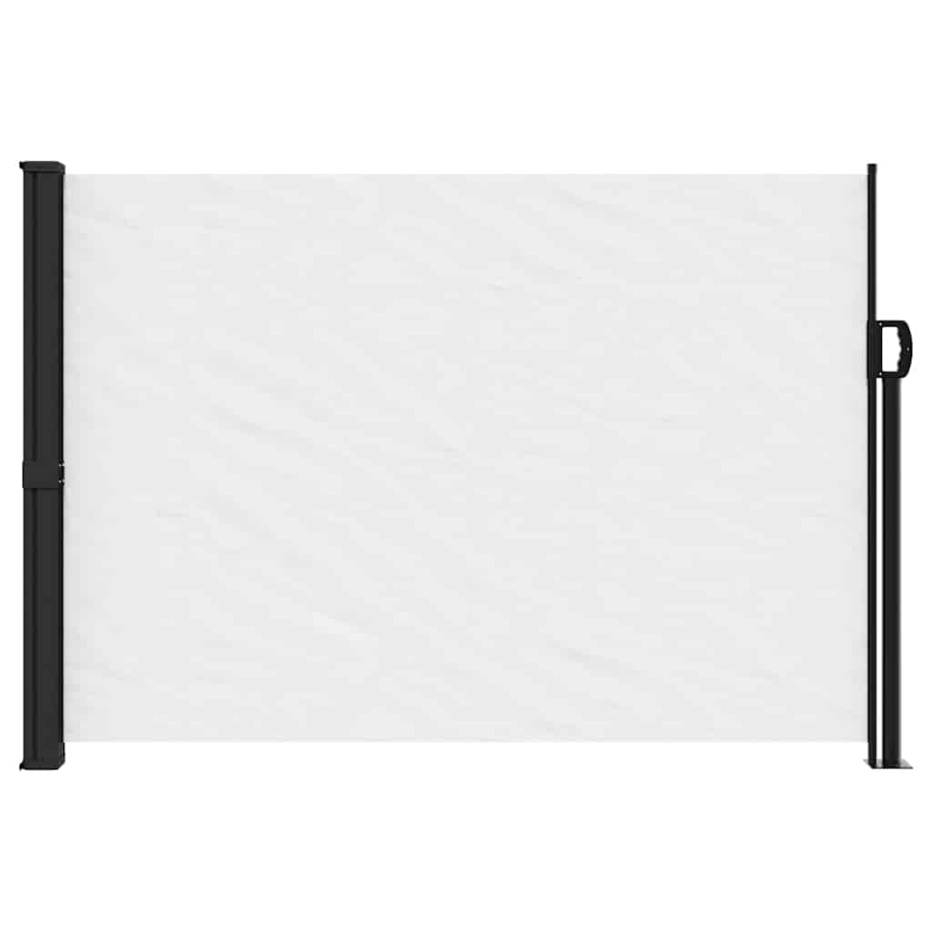 Retractable Side Awning White 140x500 cm