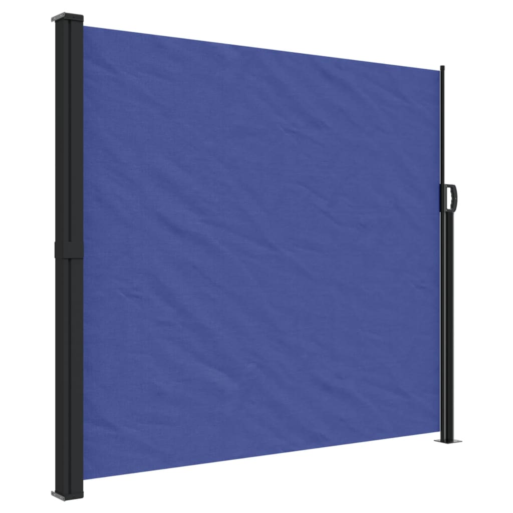 vidaXL Retractable Side Awning Blue 180x500 cm