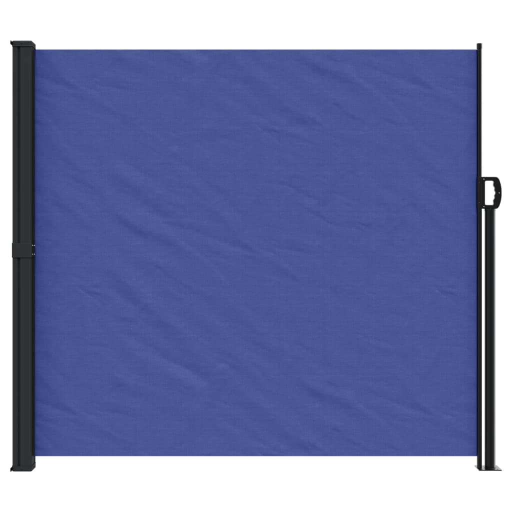 vidaXL Retractable Side Awning Blue 180x500 cm