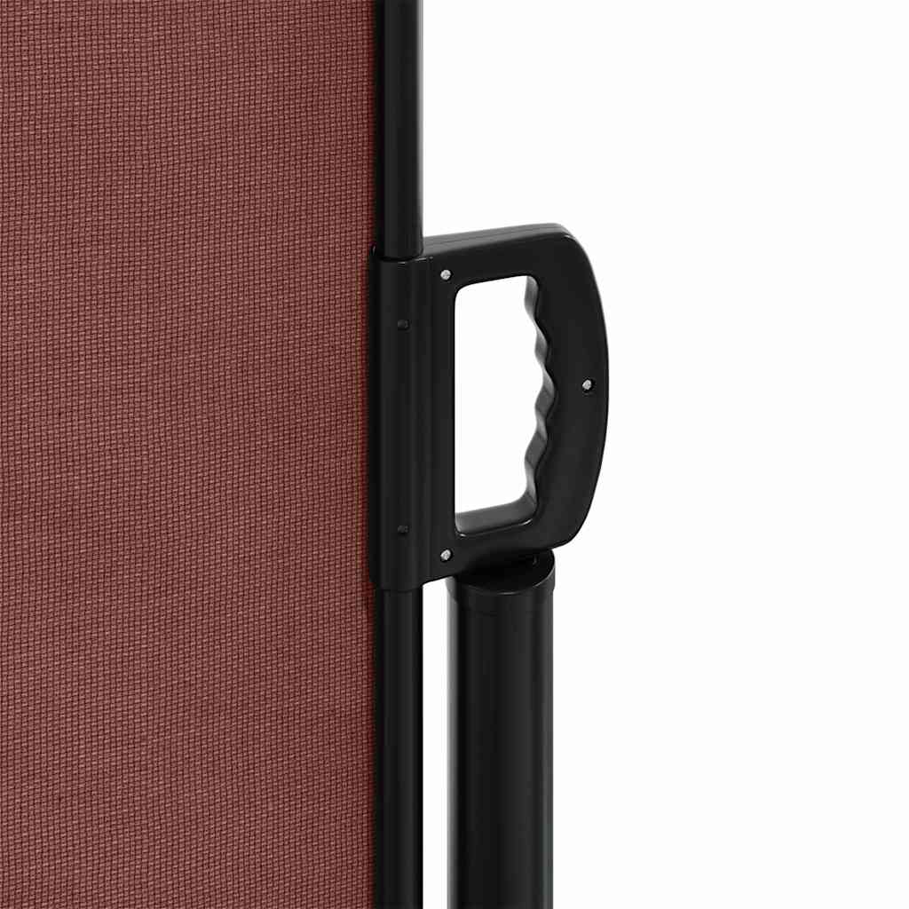 Retractable Side Awning Brown 120x600 cm