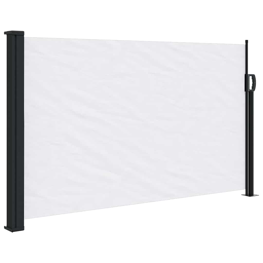 Retractable Side Awning White 120x600 cm