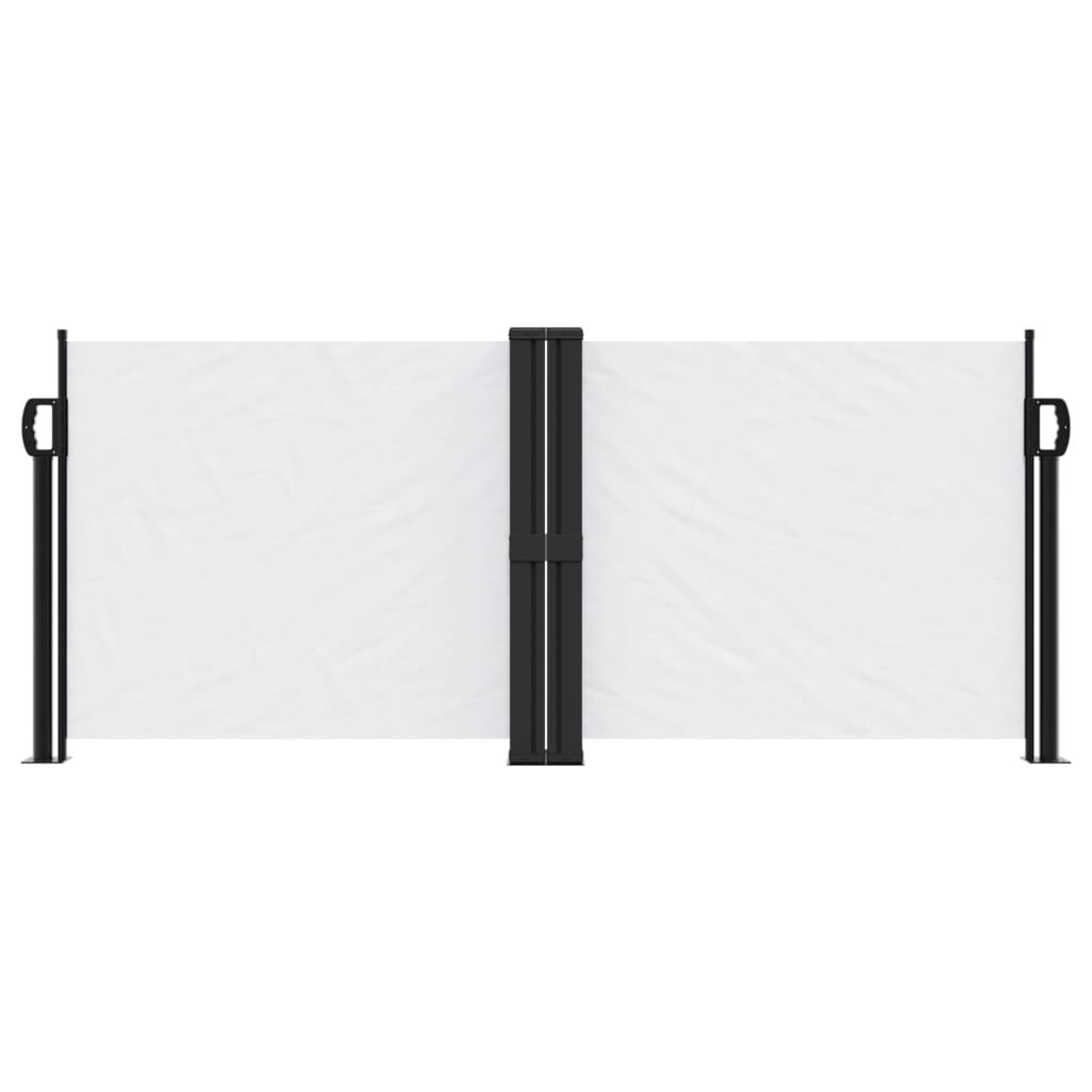 vidaXL Retractable Side Awning White 100x600 cm