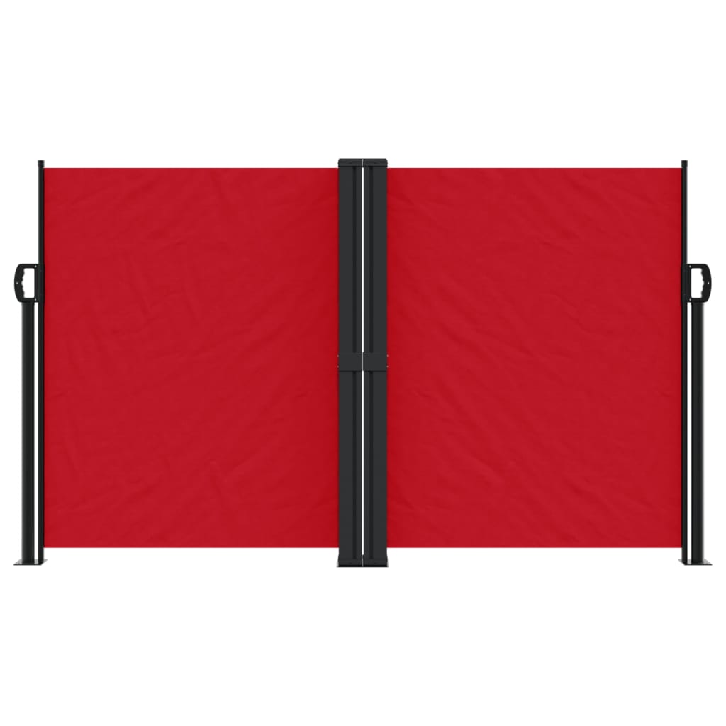 vidaXL Retractable Side Awning Red 140x600 cm