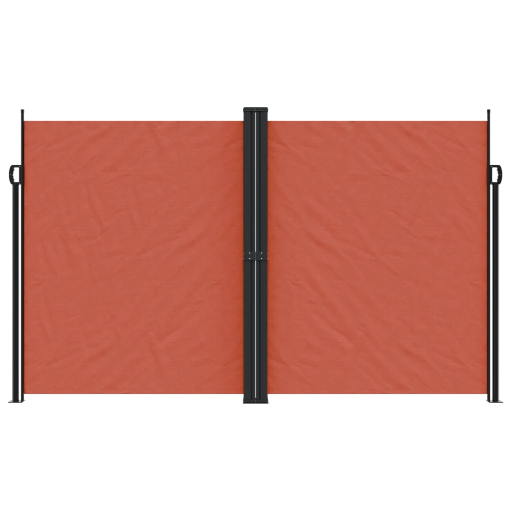 vidaXL Retractable Side Awning Terracotta 200x600 cm