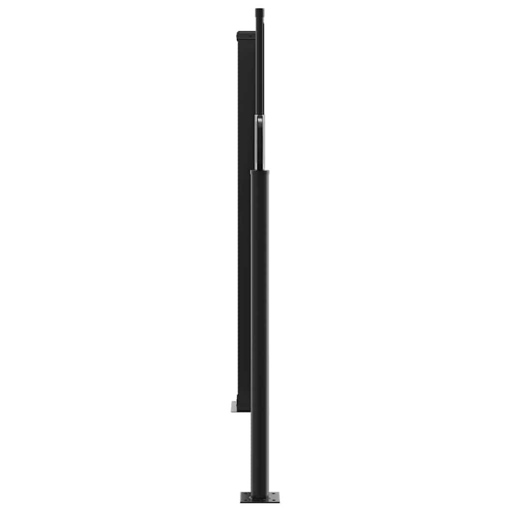 Retractable Side Awning Brown 100x1000 cm