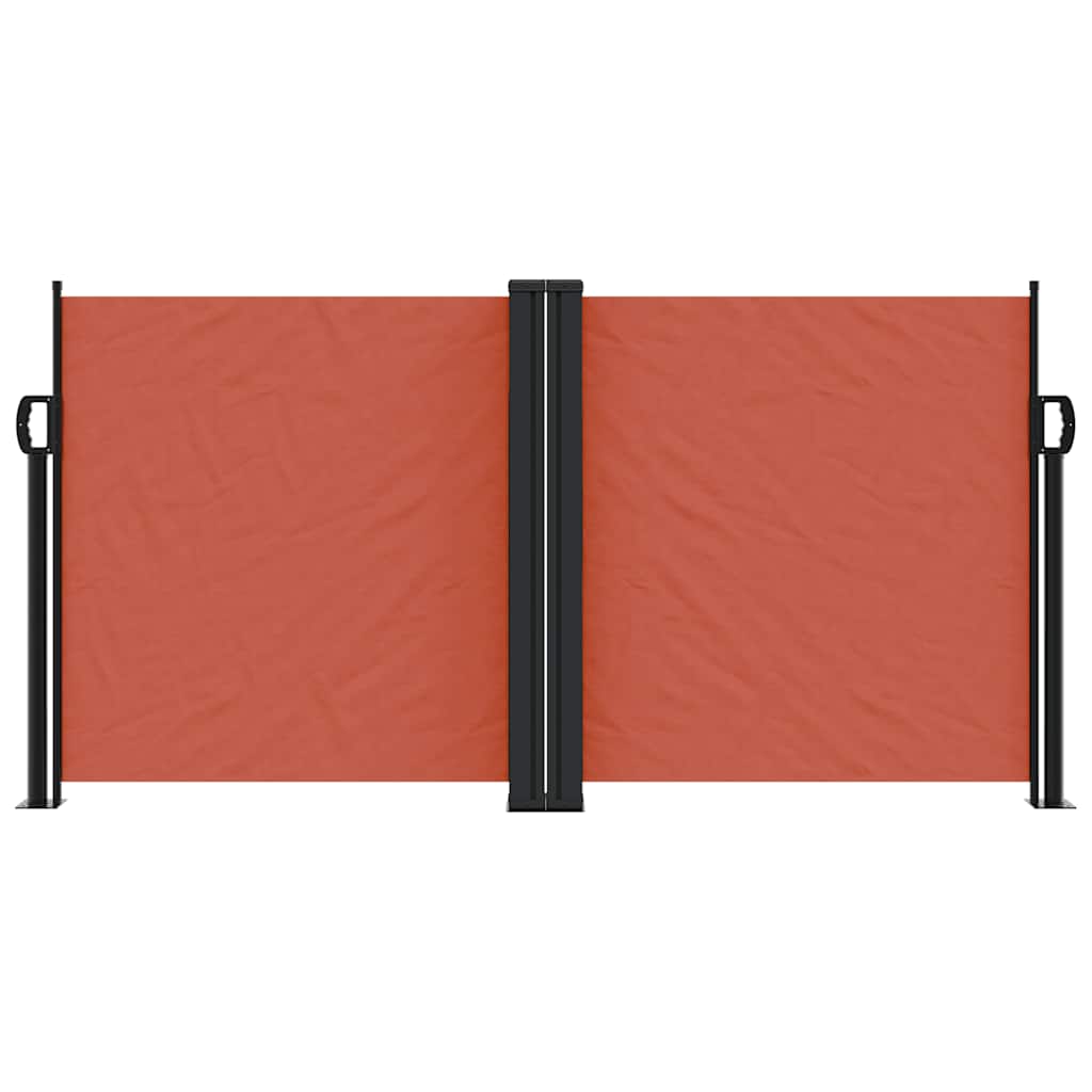 Retractable Side Awning Terracotta 120x1000 cm