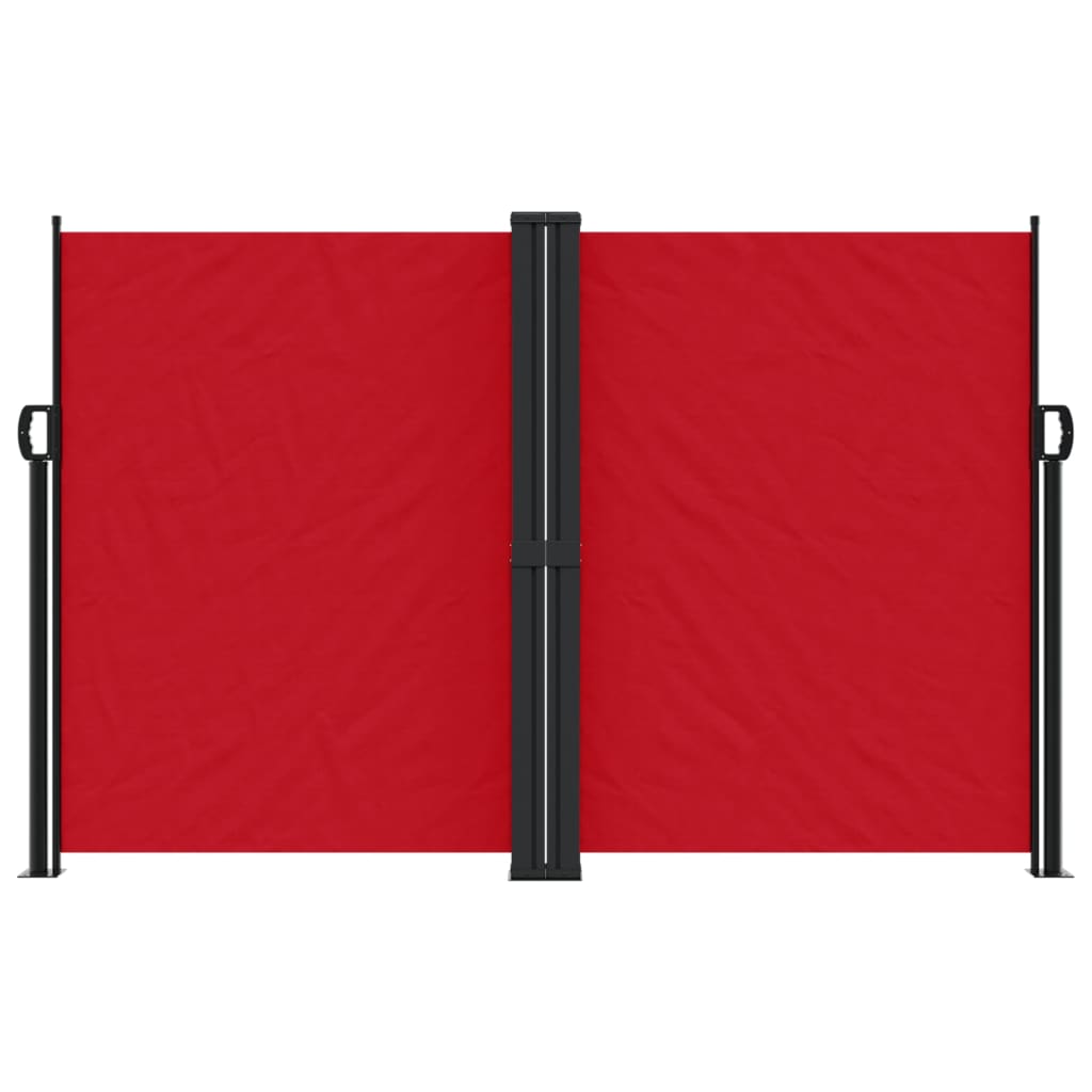 vidaXL Retractable Side Awning Red 160x1000 cm