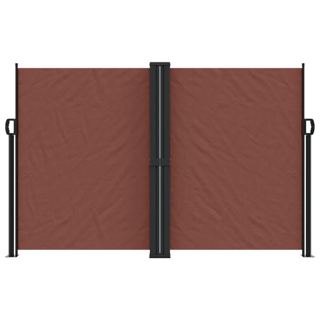 Retractable Side Awning Brown 160x1000 cm