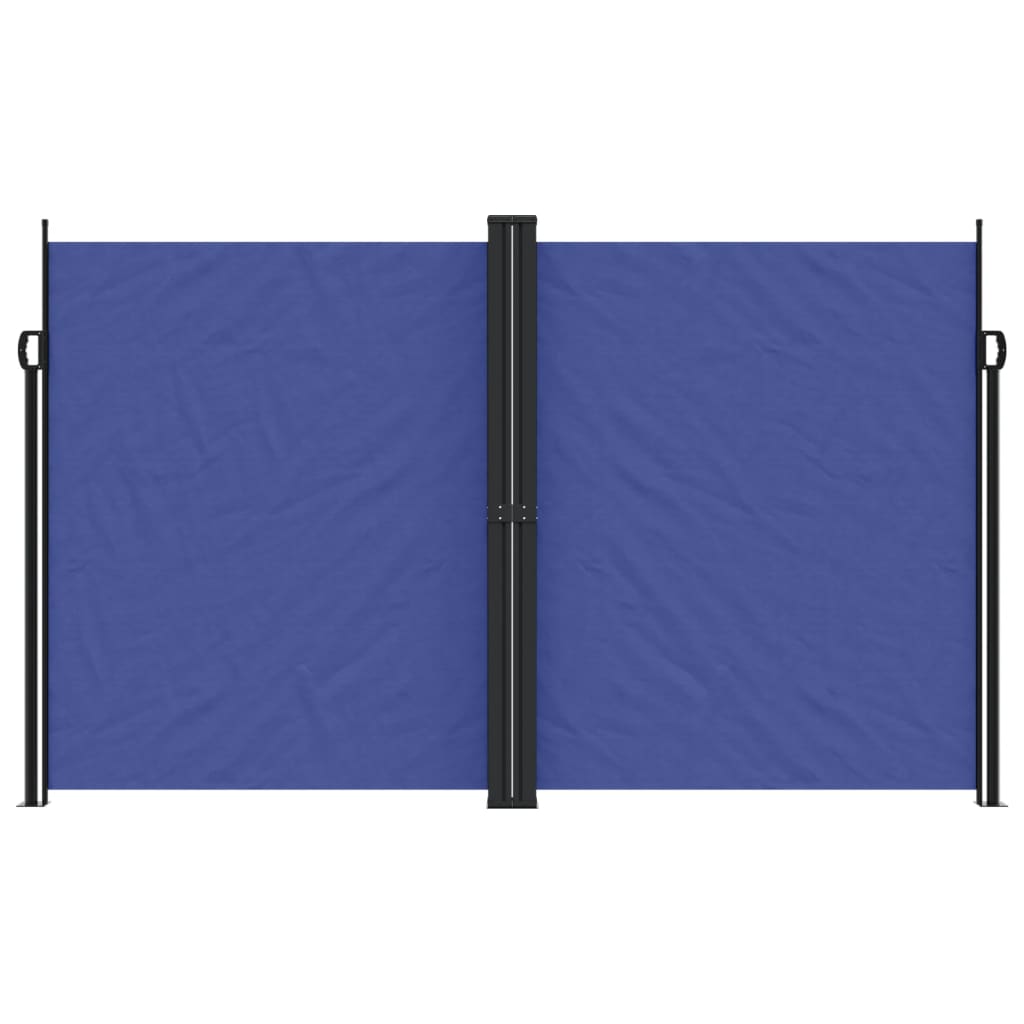 Retractable Side Awning Blue 200x1000 cm