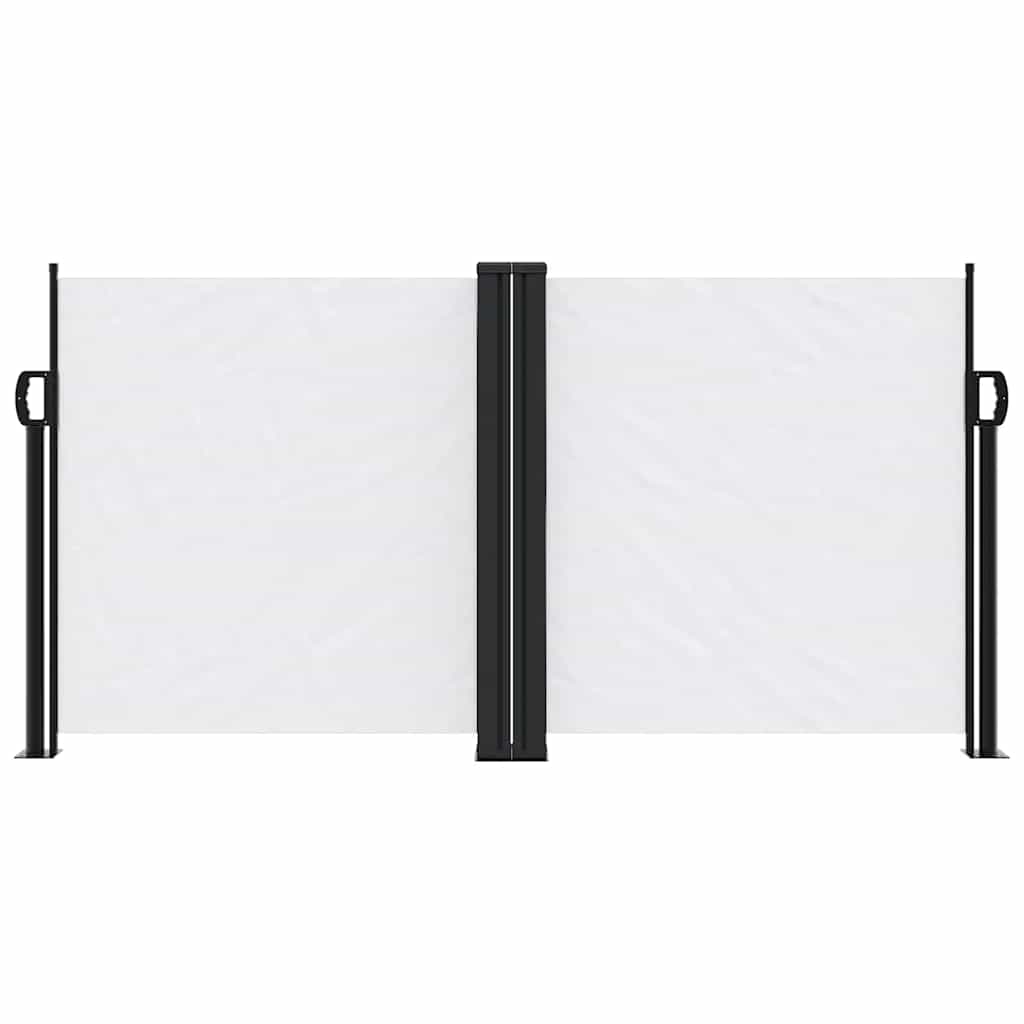 Retractable Side Awning White 120x1200 cm