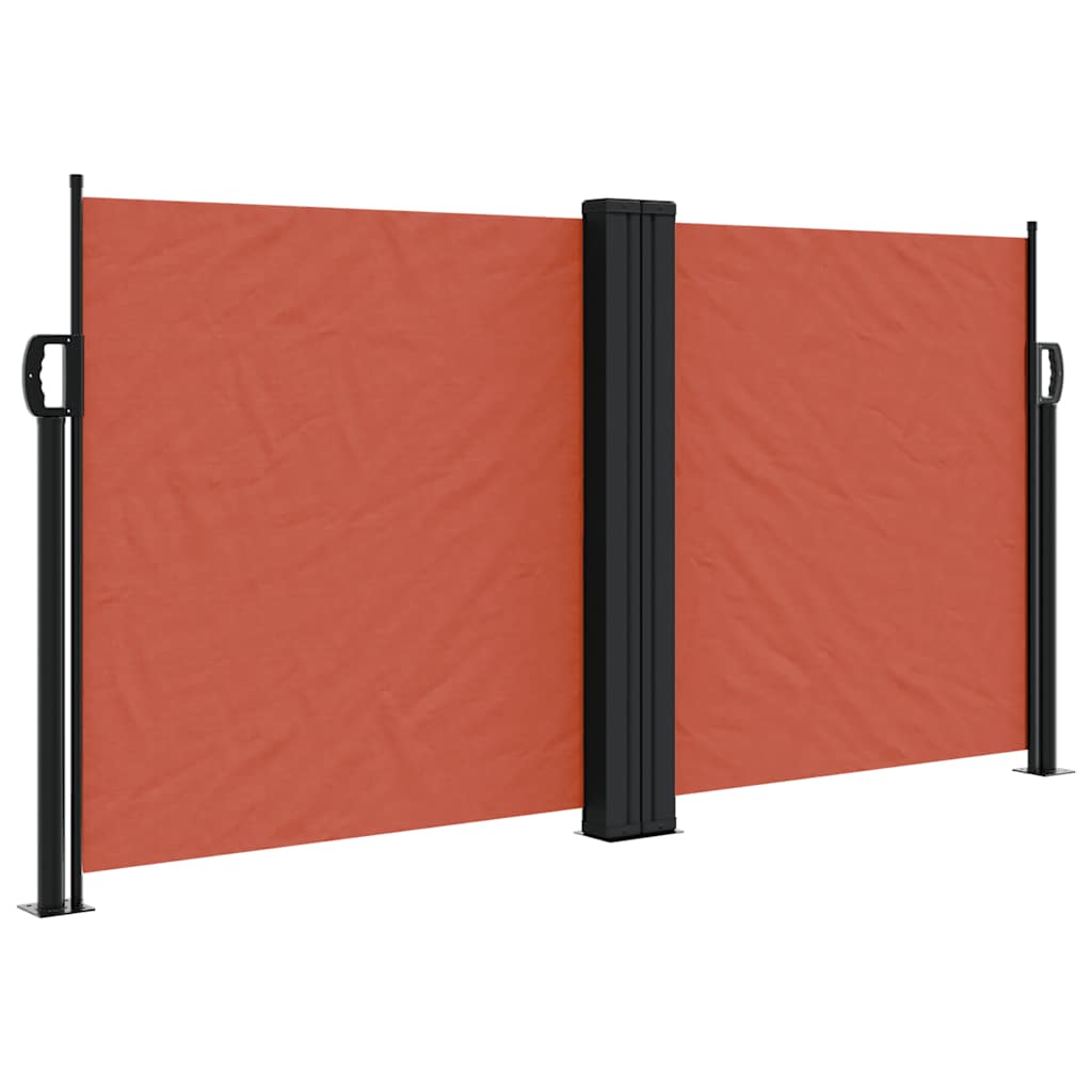 Retractable Side Awning Terracotta 120x1200 cm
