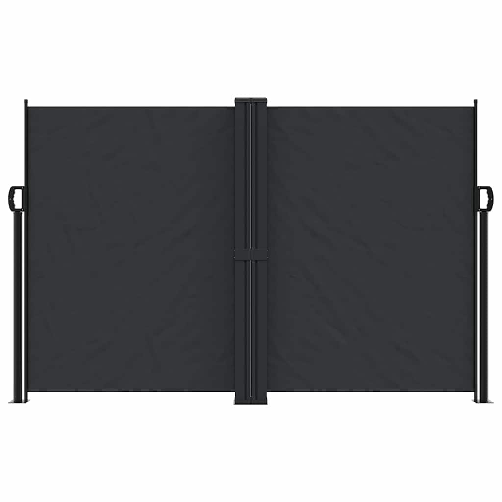 Retractable Side Awning Black 160x1200 cm
