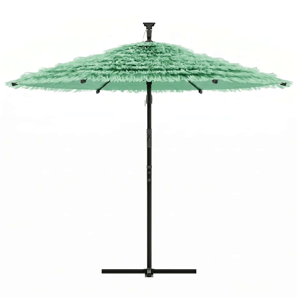 Garden Parasol with Steel Pole Green 269x269x235 cm