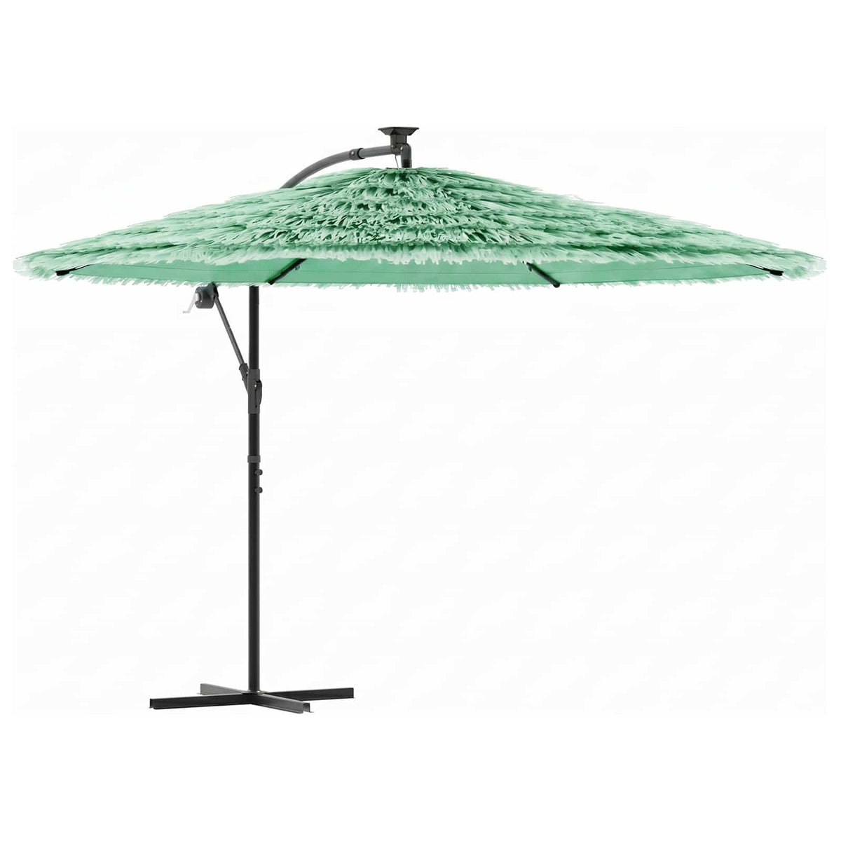 Garden Parasol with Steel Pole Green 269x269x235 cm