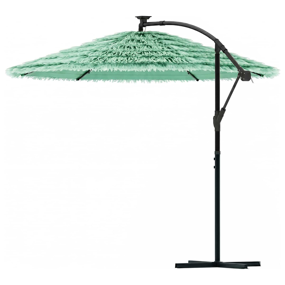 Garden Parasol with Steel Pole Green 269x269x235 cm