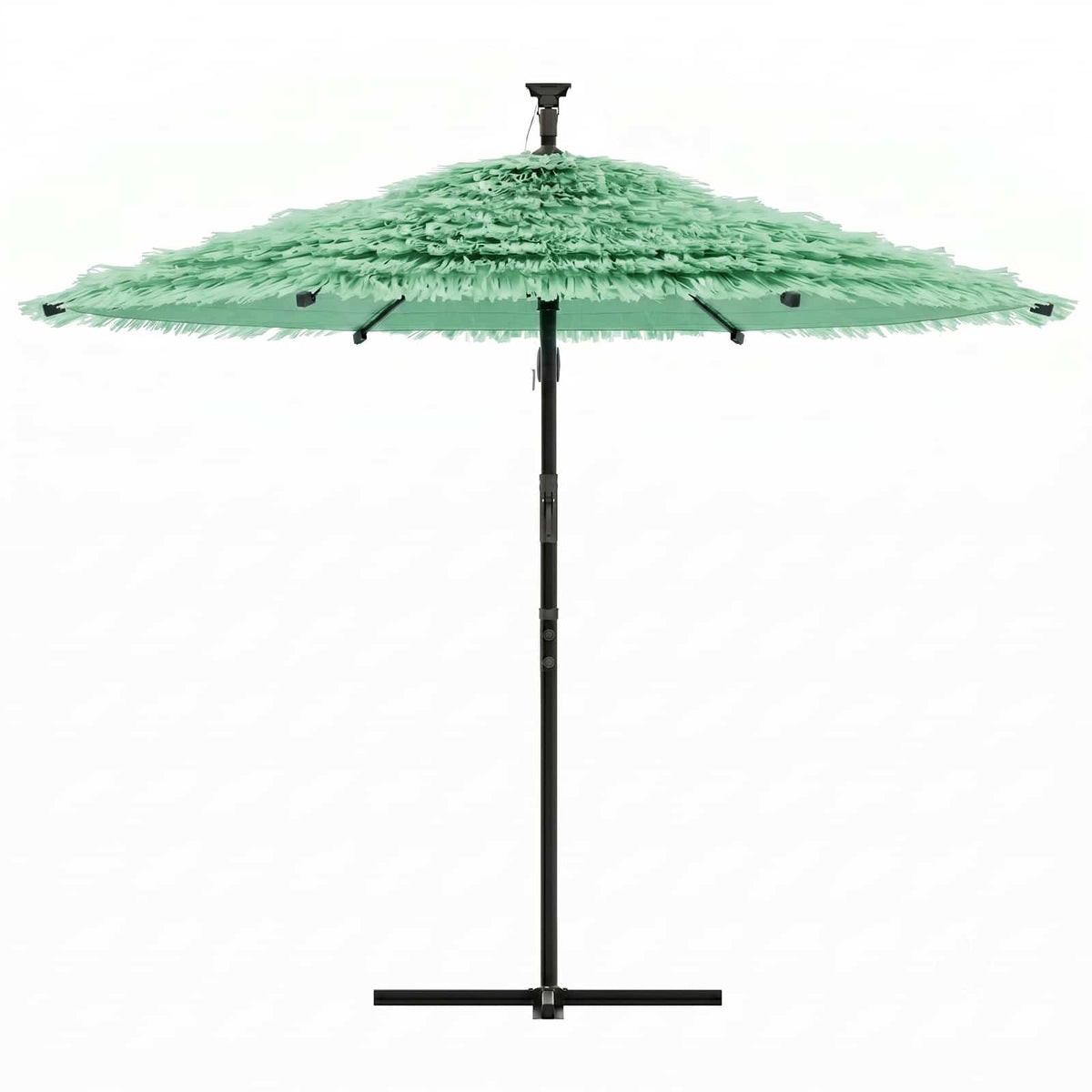 Garden Parasol with Steel Pole Green 269x269x235 cm