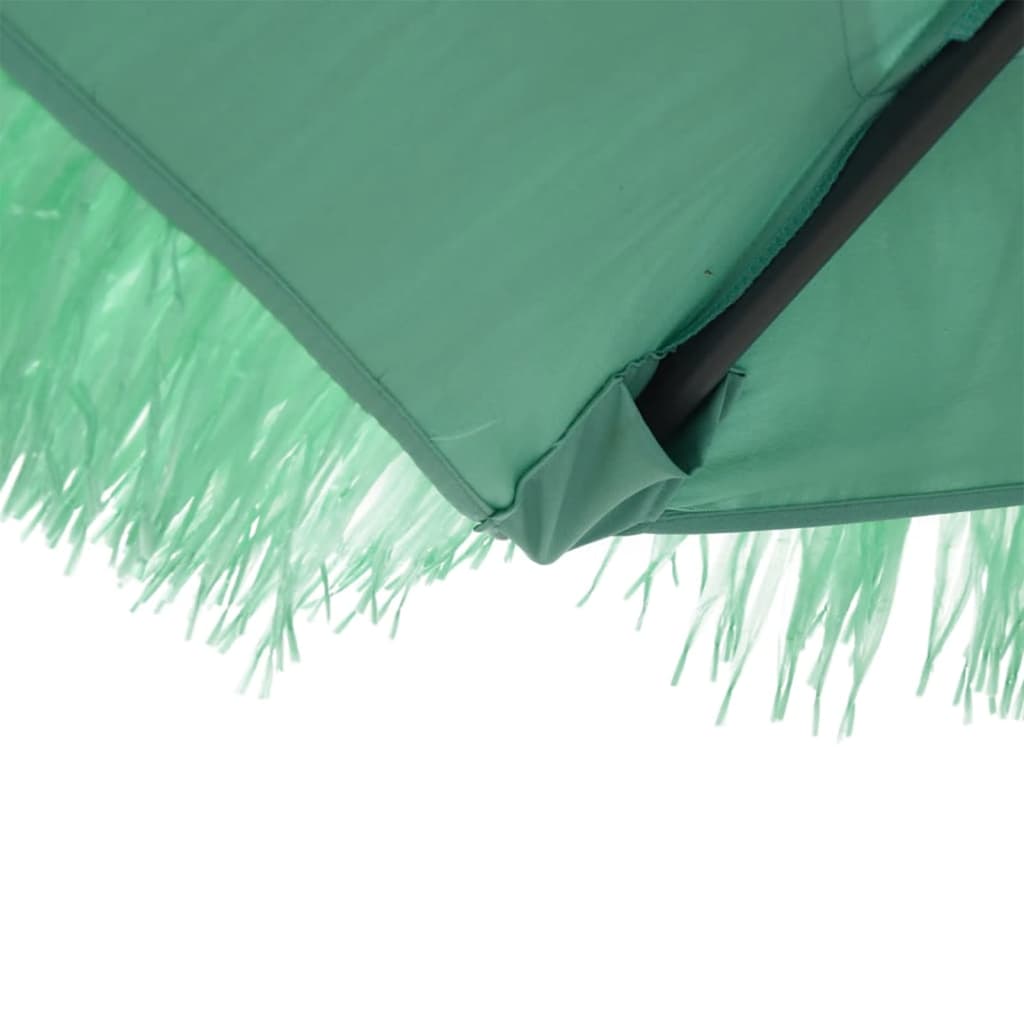 Garden Parasol with Steel Pole Green 290x290x238 cm