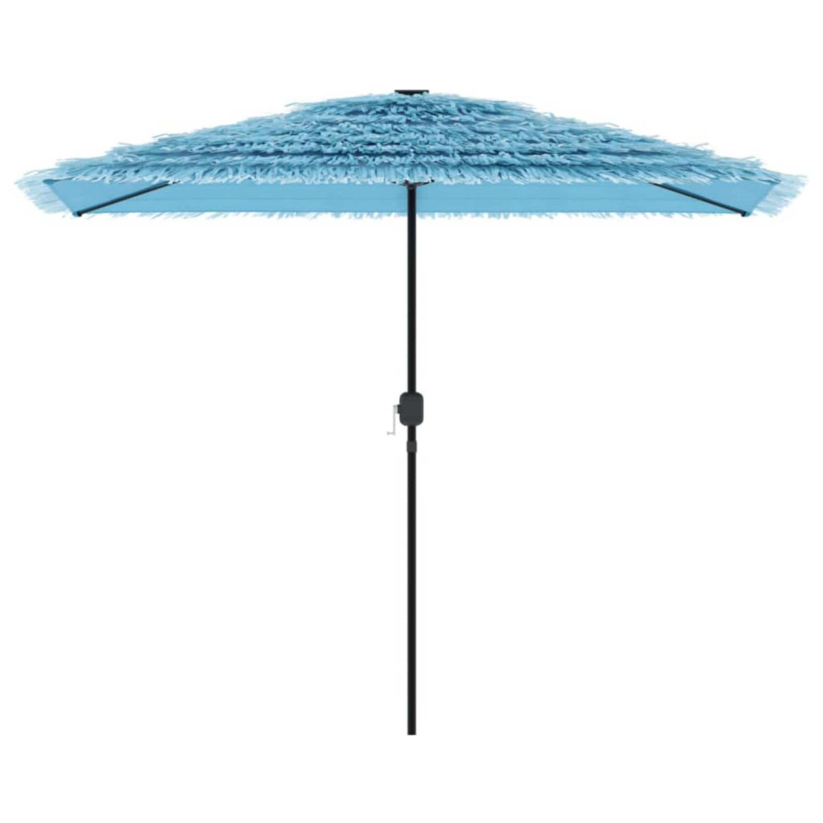 Garden Parasol with Steel Pole Blue 300x200x250 cm