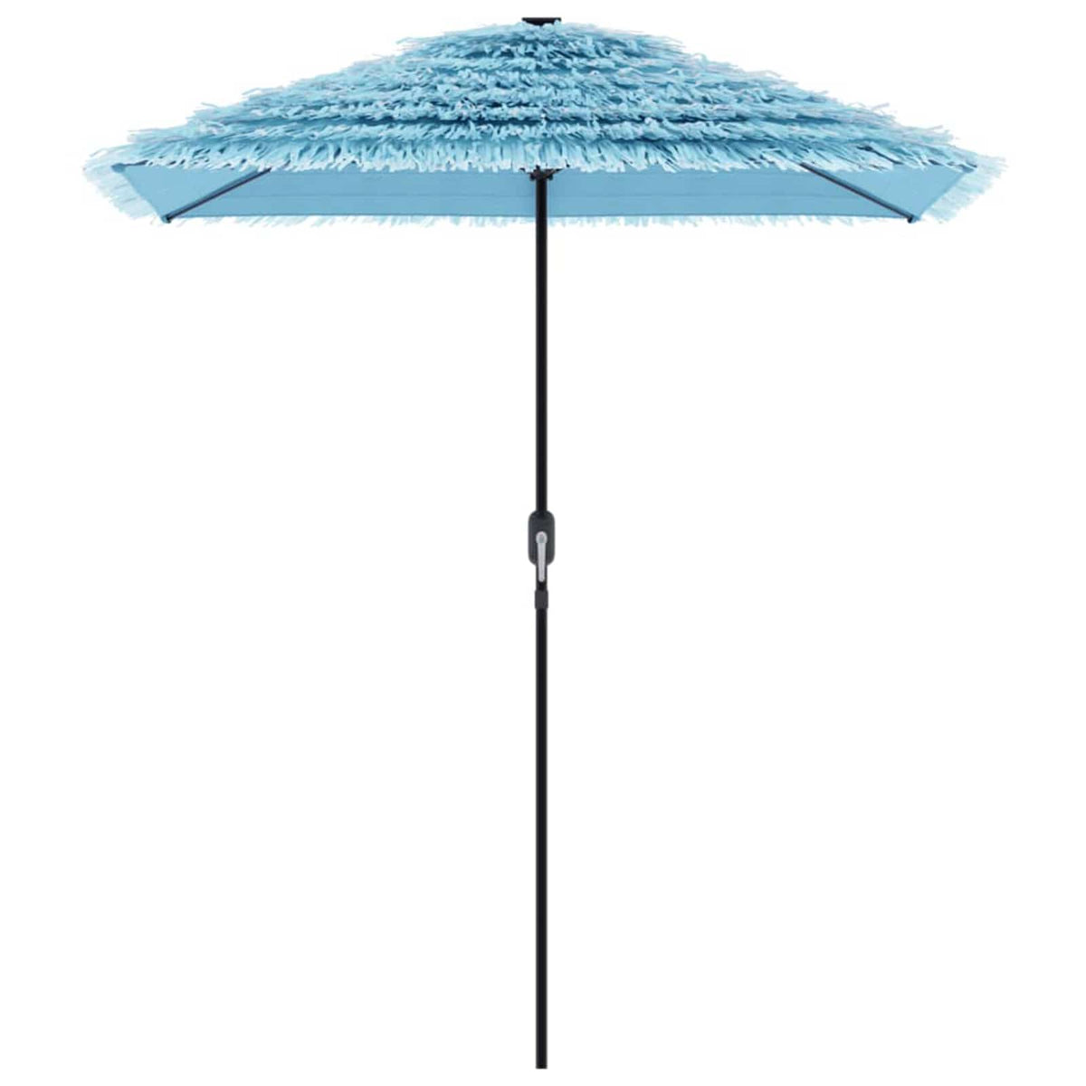 Garden Parasol with Steel Pole Blue 300x200x250 cm