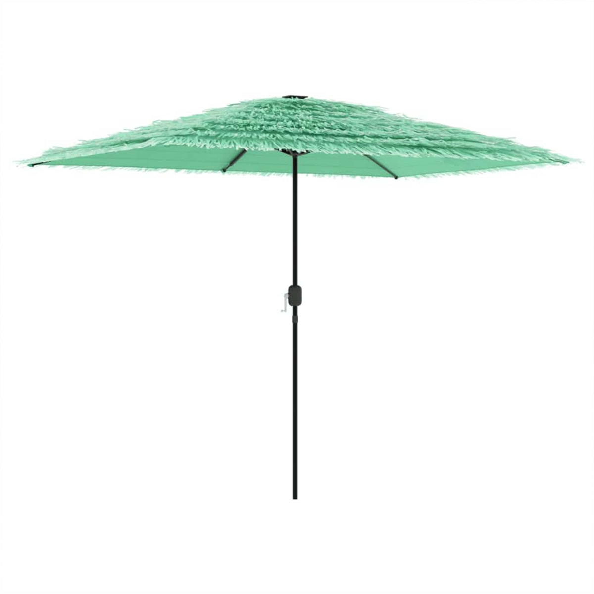 Garden Parasol with Steel Pole Green 300x200x250 cm