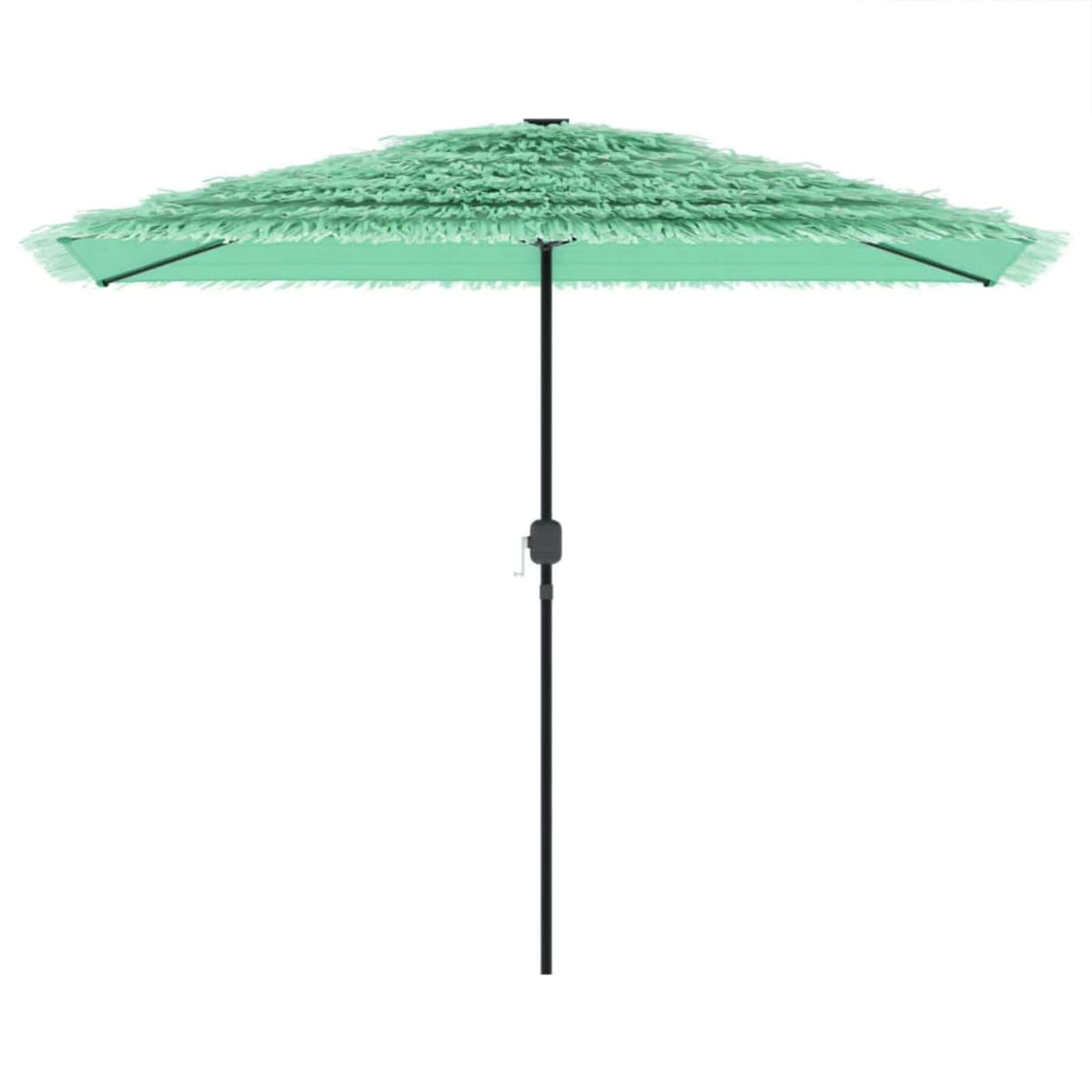 Garden Parasol with Steel Pole Green 300x200x250 cm