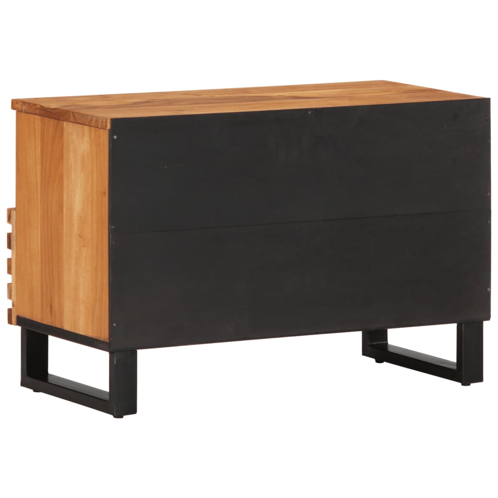 vidaXL TV Cabinet 70x34x46 cm Solid Wood Acacia