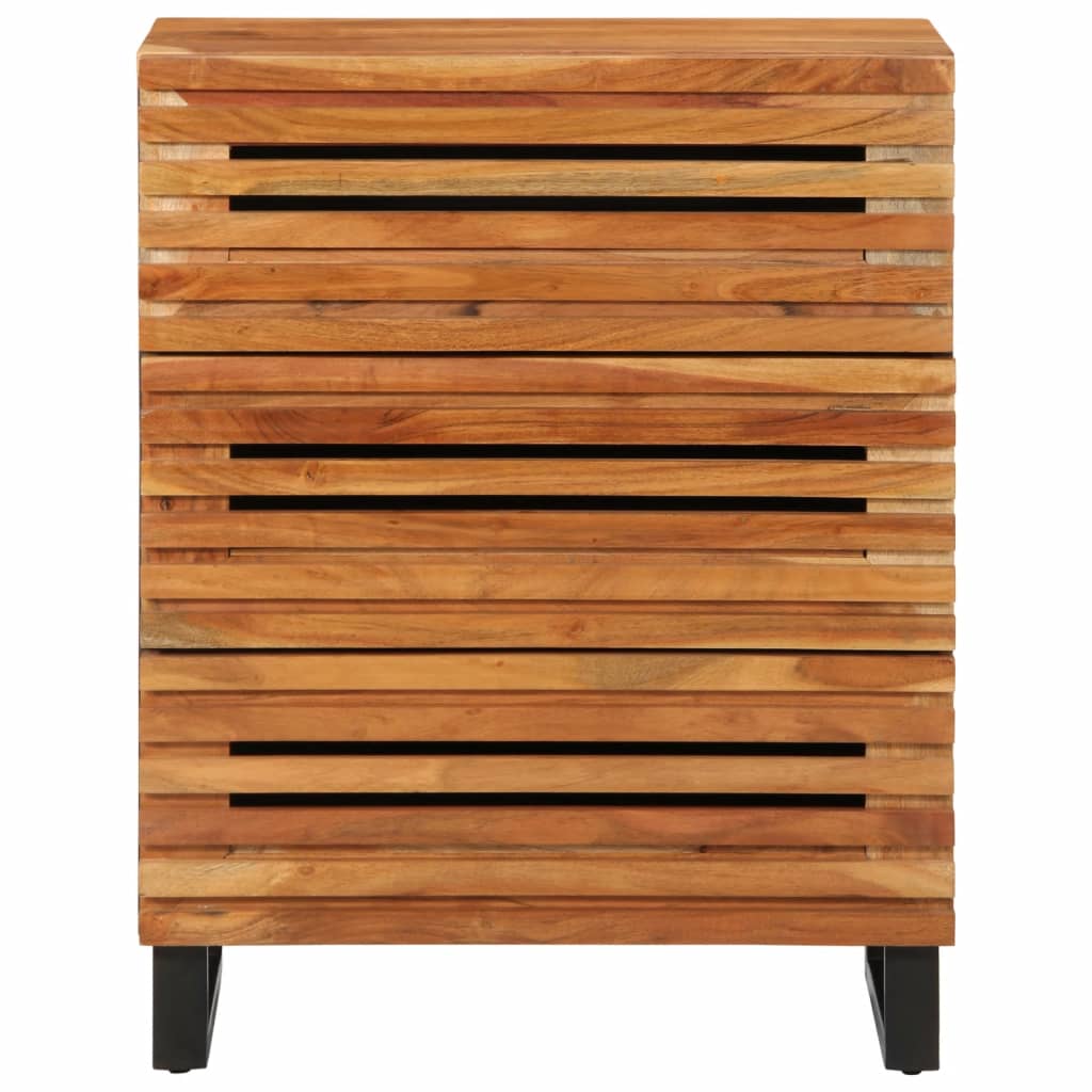 Sideboard 60x34x75 cm Solid Wood Acacia