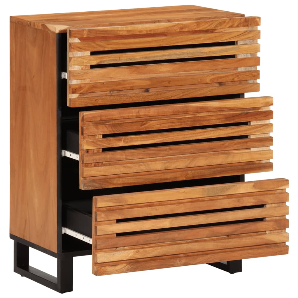 Sideboard 60x34x75 cm Solid Wood Acacia