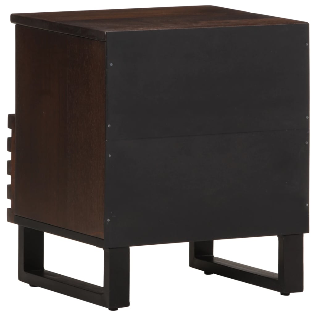 Bedside Cabinets 2 pcs 40x33x46 cm Solid Wood Mango