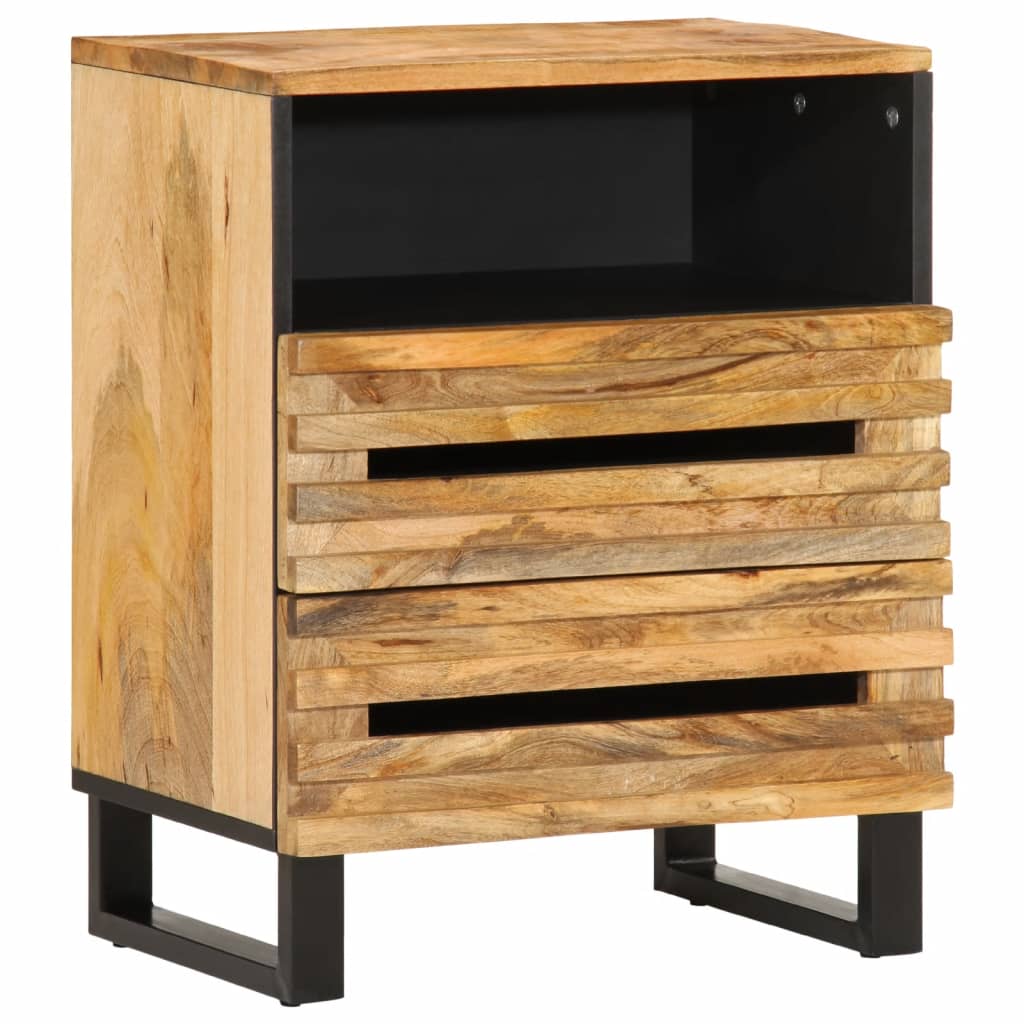 vidaXL Bedside Cabinet 50x34x62 cm Solid Wood Acacia