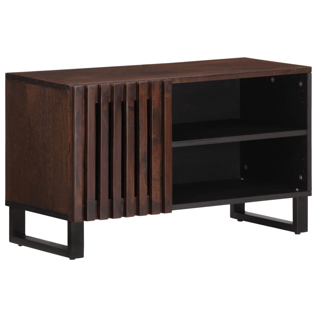 vidaXL TV Cabinet Brown 80x34x46 cm Solid Wood Mango