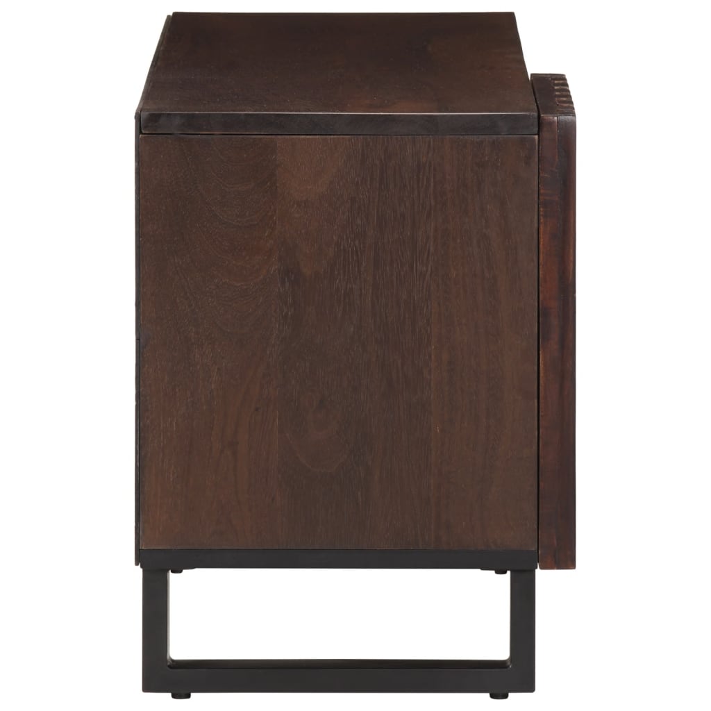 vidaXL TV Cabinet Brown 80x34x46 cm Solid Wood Mango