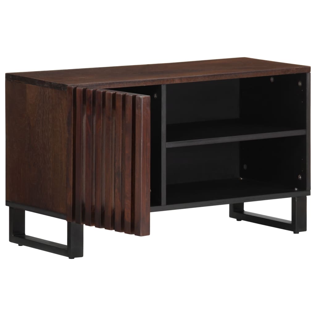 vidaXL TV Cabinet Brown 80x34x46 cm Solid Wood Mango