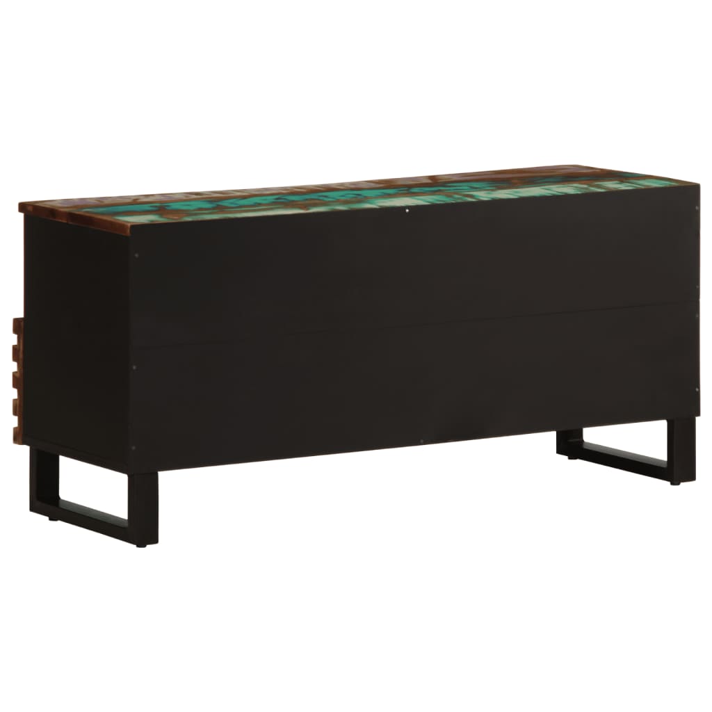 TV Cabinet 100x34x46 cm Solid Wood Acacia