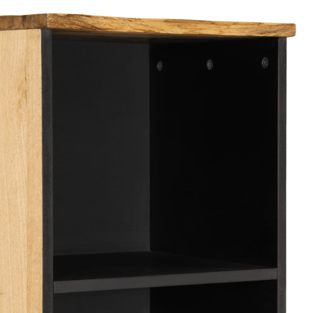 Sideboard 38x34x160 cm Solid Wood Rough Mango