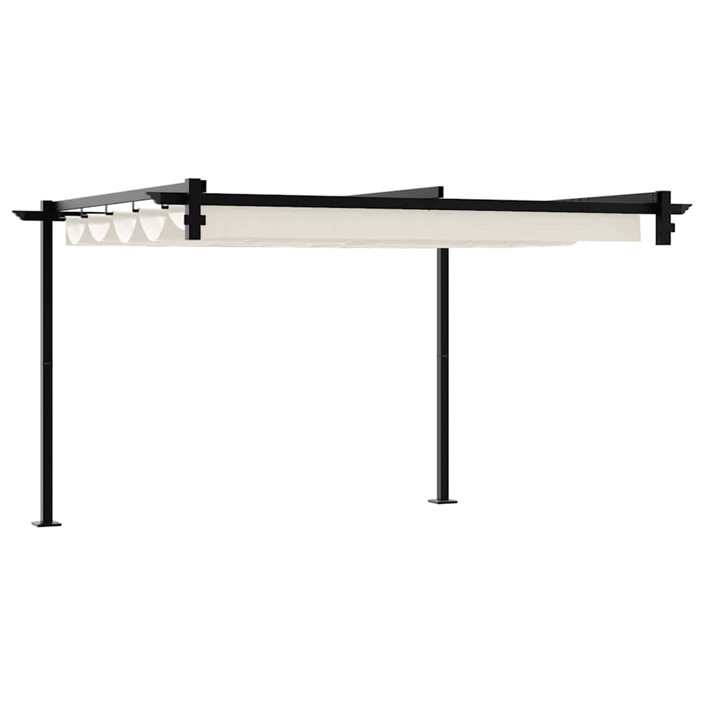Gazebo 300 x 300 x 200 cm Cream Polyester