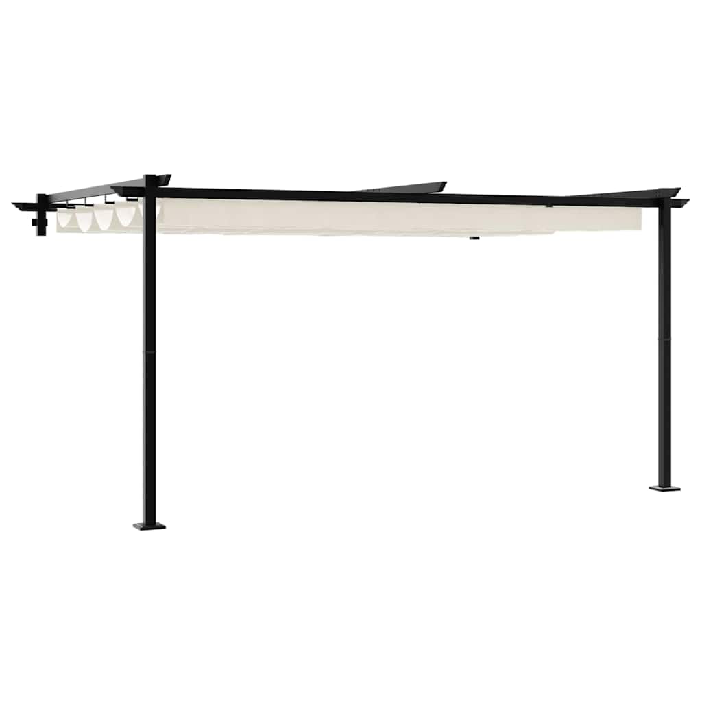Gazebo 400 x 300 x 200 cm Cream Polyester