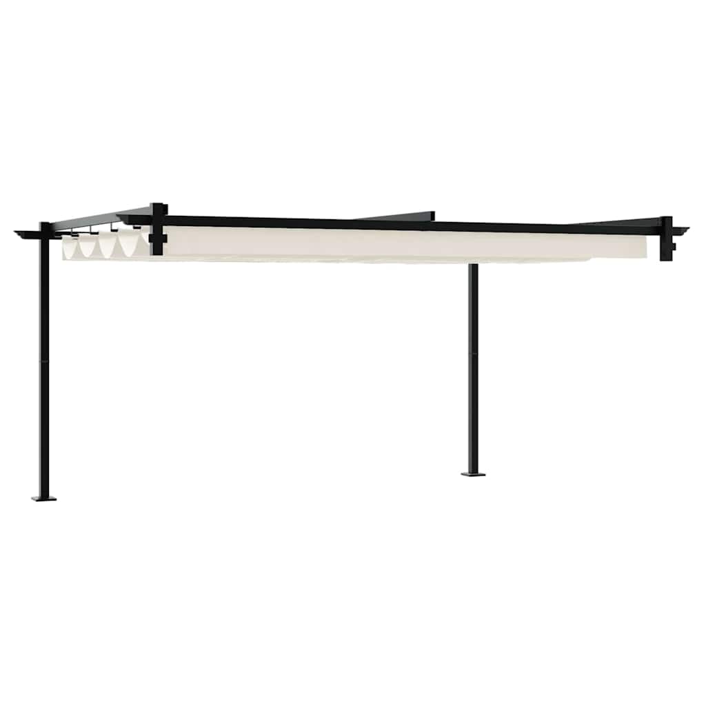 Gazebo 400 x 300 x 200 cm Cream Polyester