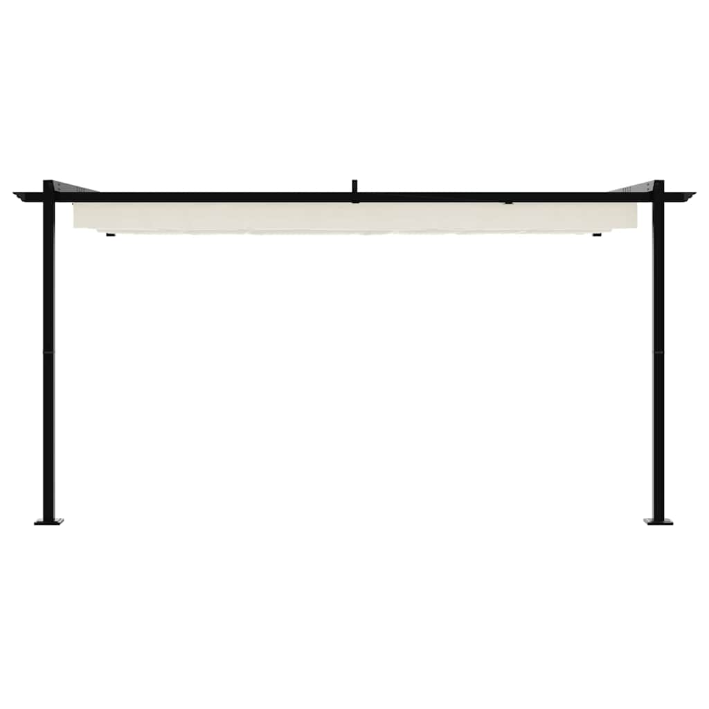 Gazebo 400 x 300 x 200 cm Cream Polyester