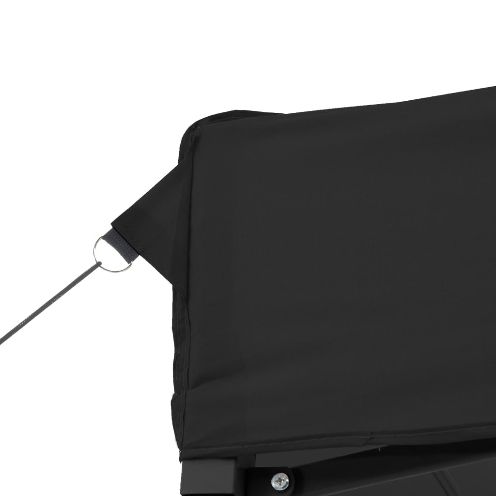 Foldable Party Tent Pop-Up Black 292x292x315 cm