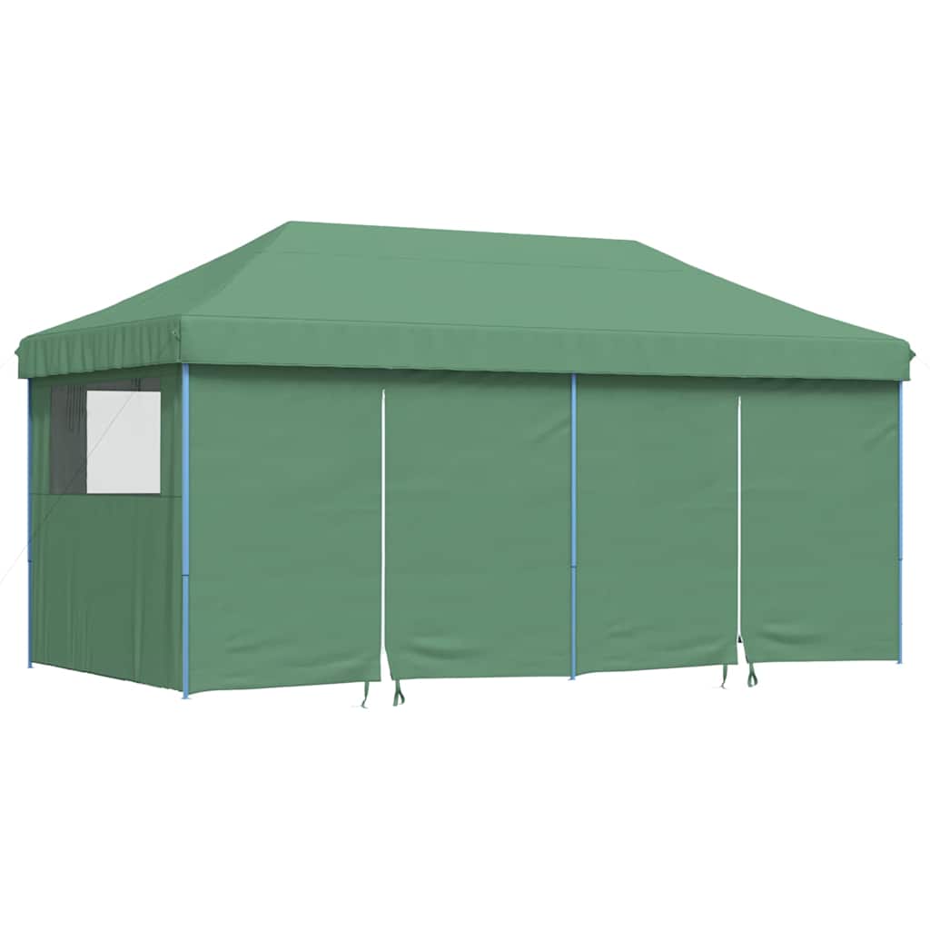 Party Tent Green with Blue Frame Oxford Fabric