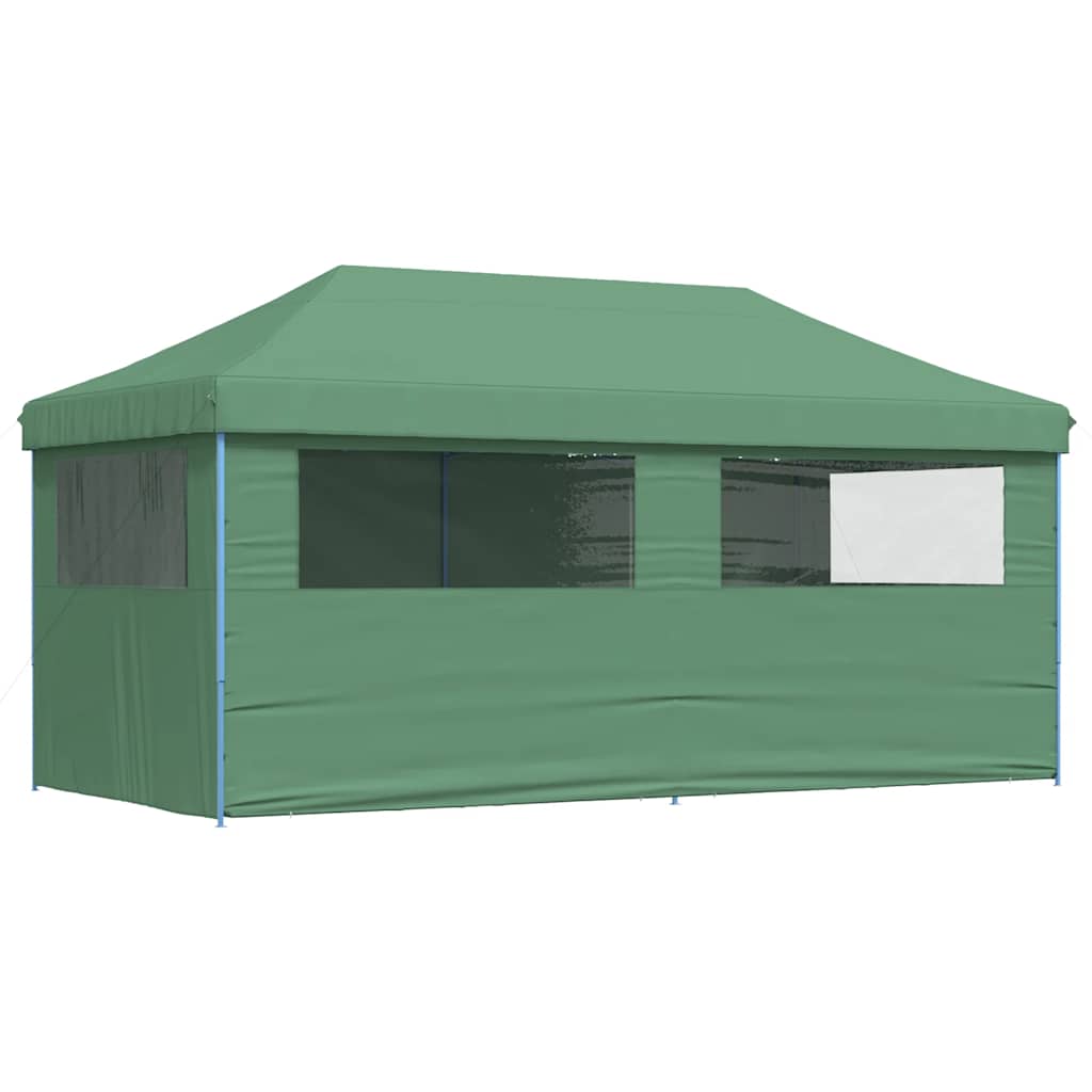 Party Tent Green with Blue Frame Oxford Fabric