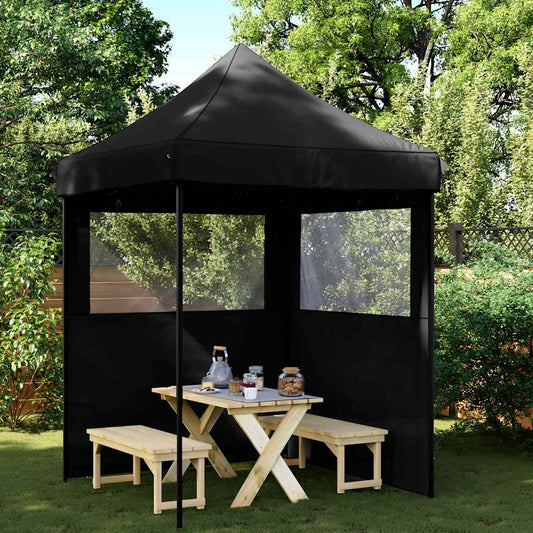 Party Tent Black Oxford Fabric