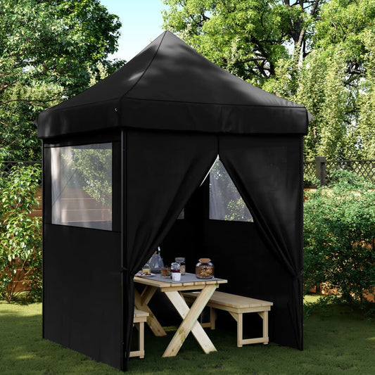 Party Tent Black Oxford Fabric