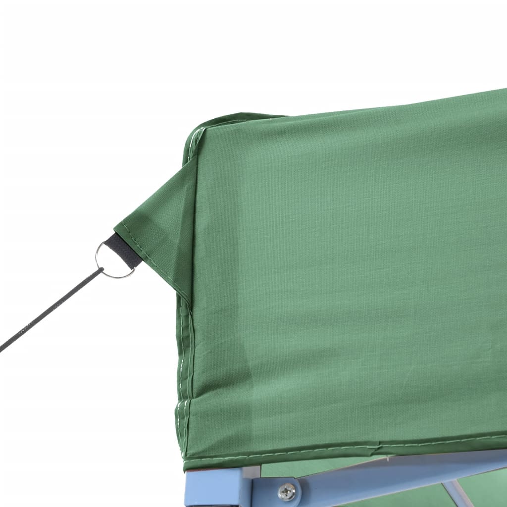 vidaXL Foldable Party Tent Pop-Up with 3 Sidewalls Green