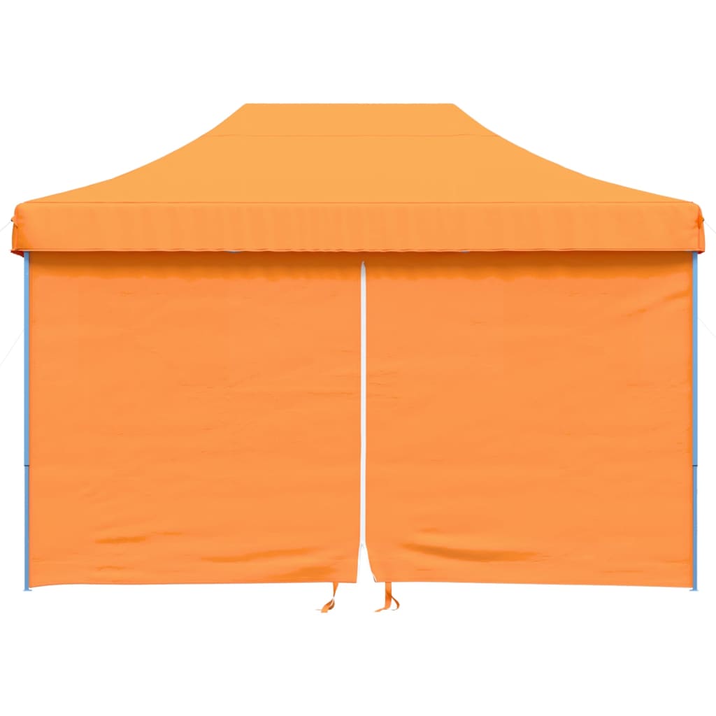 vidaXL Foldable Party Tent Pop-Up with 4 Sidewalls Orange